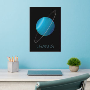 Outer Space, Galaxy, Solar System, Planet Uranus Wall Decal