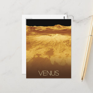 Outer Space, Galaxy, Solar System, Planet Venus Postcard