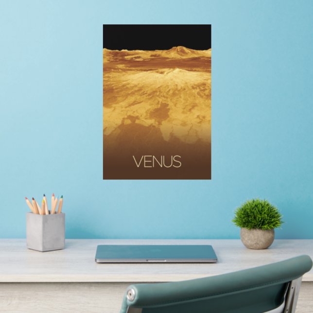 Outer Space, Galaxy, Solar System, Planet Venus Wall Decal (Home Office 2)