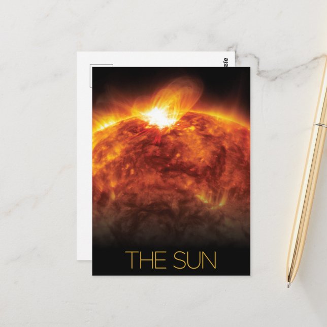 Outer Space, Galaxy, Solar System, Stars, The Sun Postcard (Front/Back In Situ)