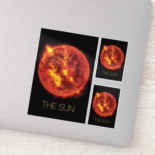 Outer Space, Galaxy, Solar System, Stars, The Sun Sticker