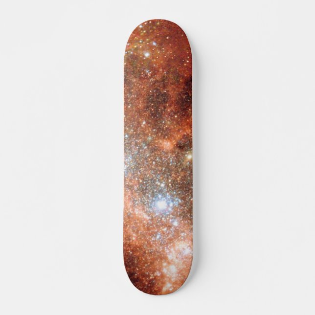 Outer Space Galaxy Stars Universe Cosmic Skateboard (Front)