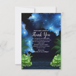 Outer Space Galaxy Thank You Card