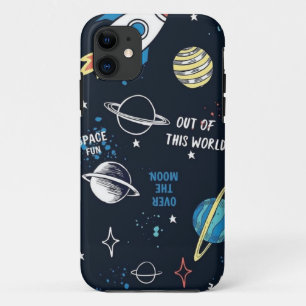 Outer Space Gift Astronaut Space Galaxy Planets iPhone 11 Case