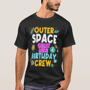 Outer Space Great Mimi Birthday Crew Space Party P T-Shirt