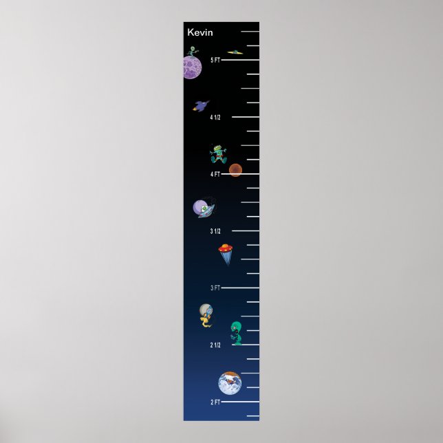 Outer Space Growth Chart (Front)