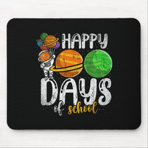 Outer Space Happy 100 Days Of School  Mouse Pad