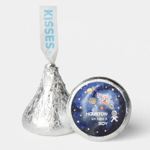 Outer Space Houston We Have a Boy Baby Shower Hersheys Kisses