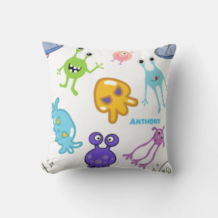 Outer Space Kid Room Throw Pillow