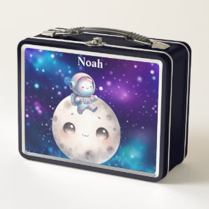 Outer space  metal lunch box