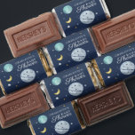 Outer Space Moon Stars Script Baby Shower Hershey's Miniatures<br><div class="desc">Outer Space Moon Stars Script Baby Shower Hershey's Miniatures.

Add your details by clicking the "Personalize" button above and make your shower a trip round the planet a real treat for your guests.</div>