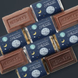 Outer Space Moon Stars Script Baby Shower Hershey's Miniatures<br><div class="desc">Outer Space Moon Stars Script Baby Shower Hershey's Miniatures.

Add your details by clicking the "Personalize" button above and make your shower a trip round the planet a real treat for your guests.</div>