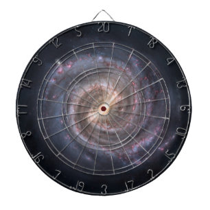 Outer space nebula milky way dart board