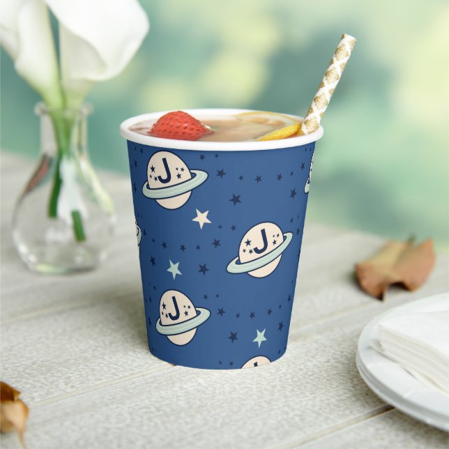 Outer Space Out of this World Birthday Paper Cups (Insitu)