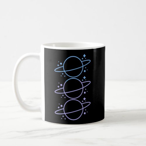 Outer Space Planet Aesthetic Pastel Goth Fashion L Coffee Mug