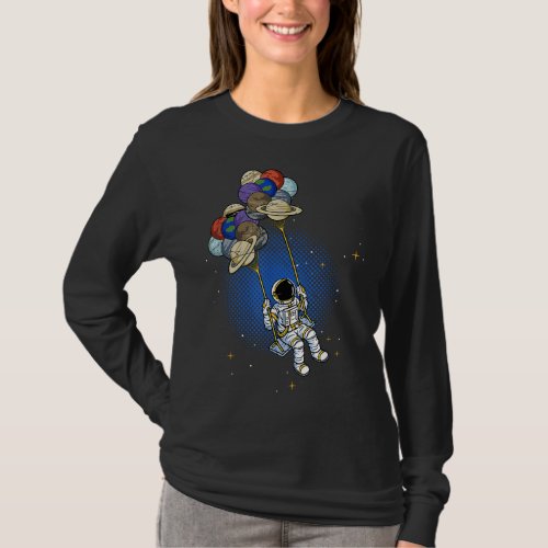 Outer Space Planet Moon Astronomy Cosmonaut Gift A T_Shirt