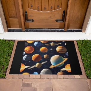 Outer Space Planets 2 Doormat