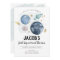 Outer Space Planets Boy First Birthday Invitation