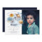 Outer Space Planets Boy First Birthday Invitation