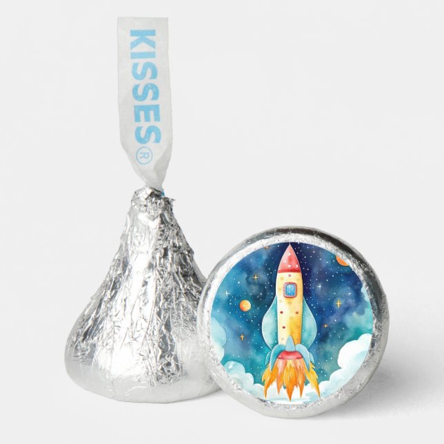 Outer Space Planets First Birthday  Hershey®'s Kisses® (Front)
