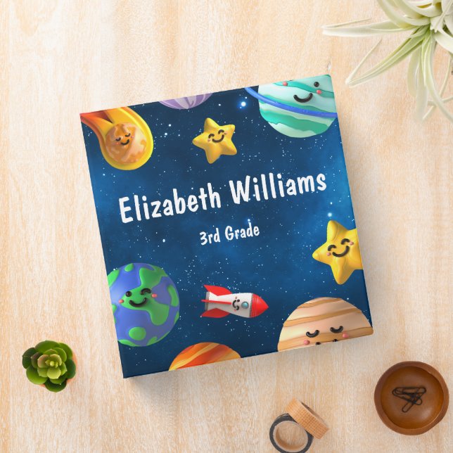 Outer Space Planets Galaxy Binder (In Situ)