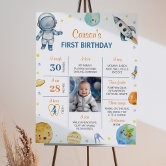 First Trip Around The Sun Birthday Milestone Sign