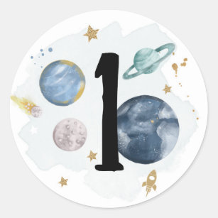 Gold Foil Galaxy Sticker, Planet Stickers, Space Stickers, Zodiac Stickers,  Journal Supplies 