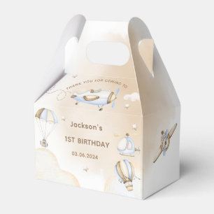 Outer Space Planets & Rocket Ship Birthday Party Favor Boxes