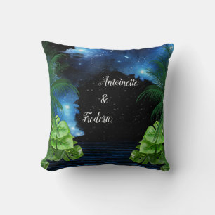 Outer Space Portal Wedding Home Decor Throw Pillow