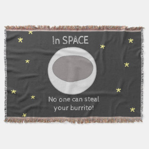 Outer space possibilities throw blanket
