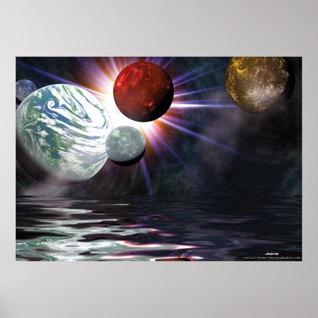 outer space poster (Front)