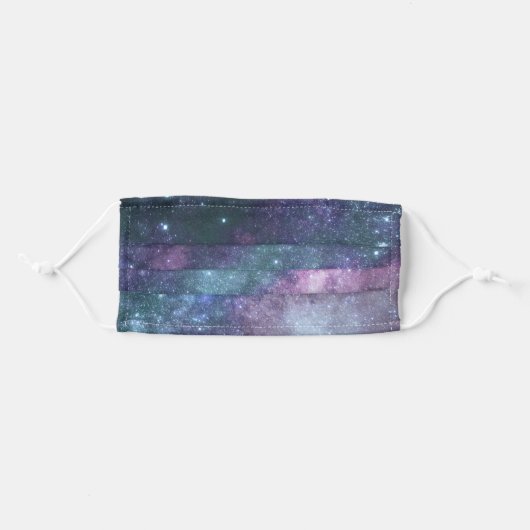 Outer Space Print Cloth Face Mask - fhmb (Front, Folded)