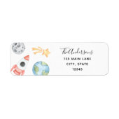 Outer Space Return Address Label (Front)