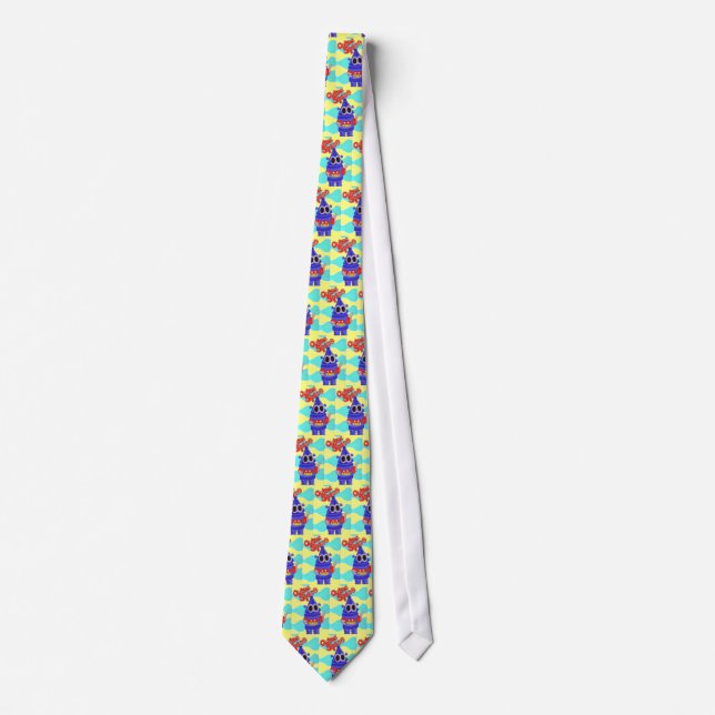 Outer Space Robot Neck Tie (Front)