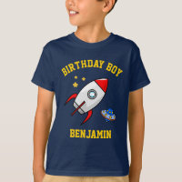 Outer Space Rocket Birthday Party Boys