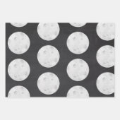Outer Space Rocket Birthday Wrapping Paper Sheets (Front 2)