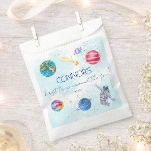 Planets Outer Space Galaxy Birthday Favor Bags