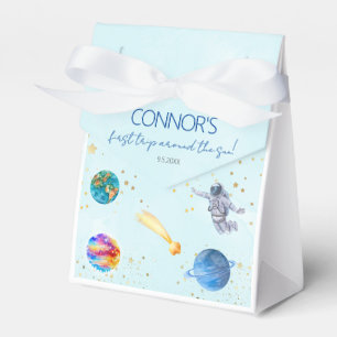Outer Space Rocket Planets boy Birthday Favor Boxes