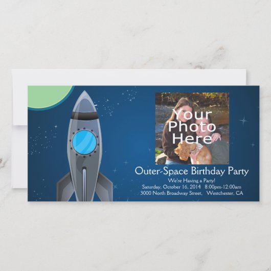 Outer Space Rocket Ship (Front)