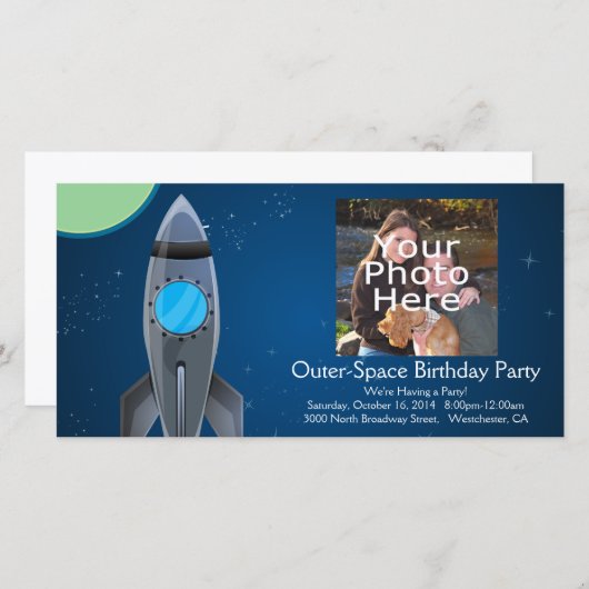 Outer Space Rocket Ship (Front/Back)