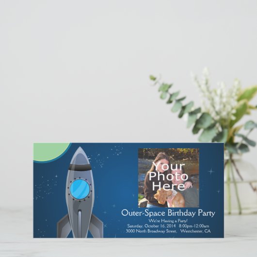 Outer Space Rocket Ship (Standing Front)