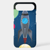Outer Space Rocket Ship iPod Case-Mate Case (Back)