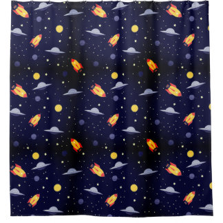 Outer Space Shower Curtain