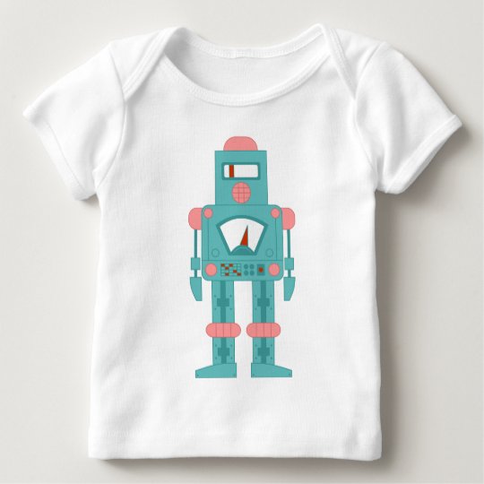 Outer Space Siren Robot Baby T-Shirt