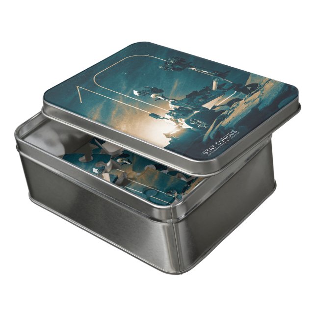 Outer Space, Solar System, 10 Years of Curiosity Jigsaw Puzzle (Lid Open)