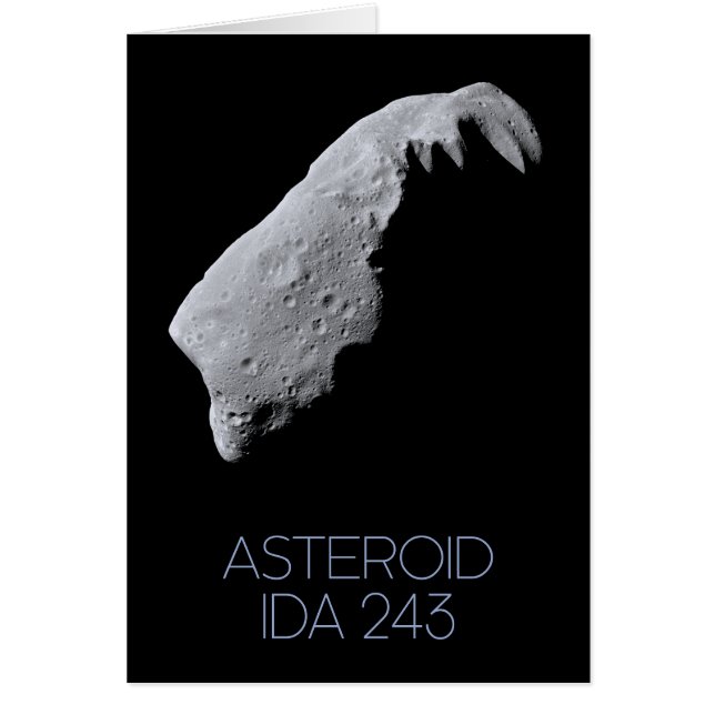 Outer Space, Solar System, Asteroid Belt, IDA 243 Cards (Front)