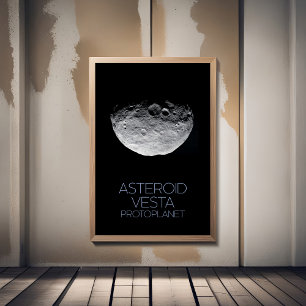 Outer Space, Solar System, Asteroid Belt, Vesta Foam Board