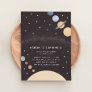 Outer Space Solar System Birthday Party Invitation