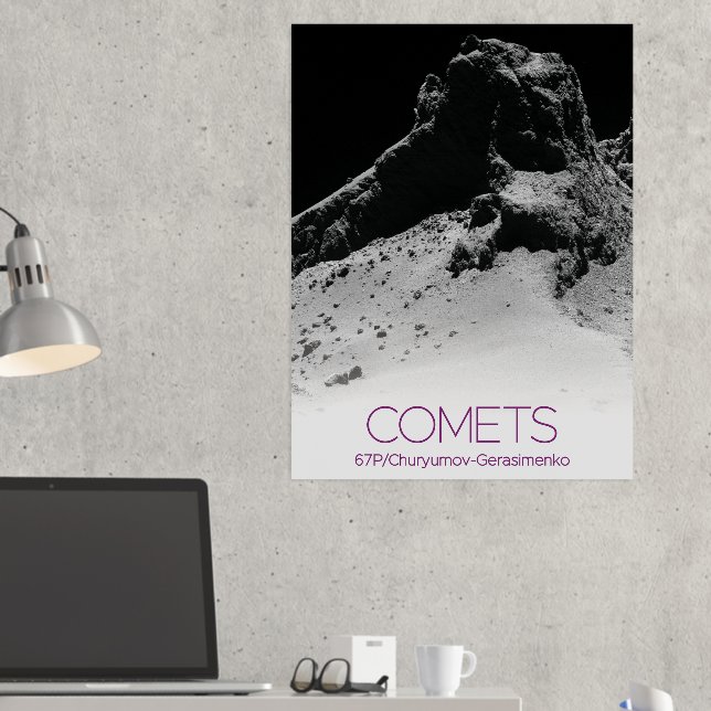 Outer Space, Solar System, Cosmos, Comets, 67P Foil Prints (In Situ (Desk 2))
