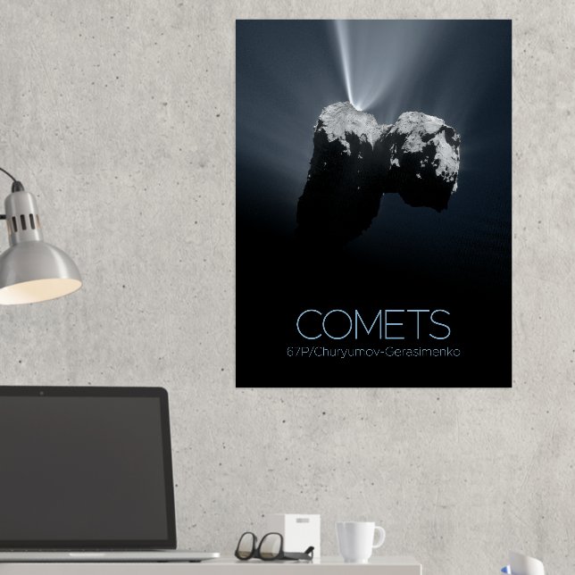 Outer Space, Solar System, Cosmos, Comets, 67P Foil Prints (In Situ (Desk 2))